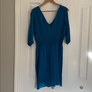 Teal Postella Dress